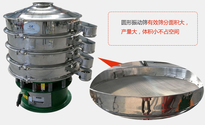 圆形妖精视频在哪个网址播放有效筛分面积大，产量大，体积小不占空间。