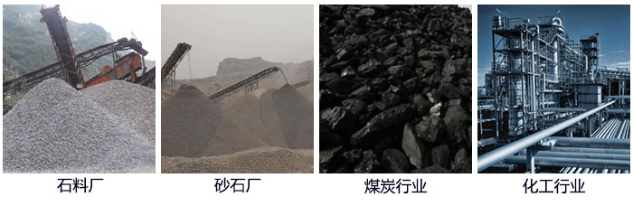 滾筒篩篩沙機適用行業：石料廠，砂石廠，煤炭行業，化工行業等。