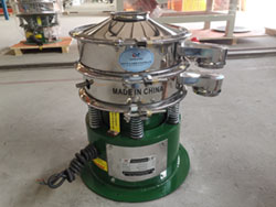 400型單層碳鋼+不鏽鋼圓形篩